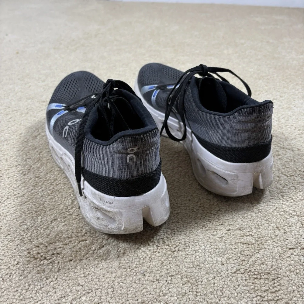 On Cloud Eclipse Shoes Black Frost Women Size 11M Sneakers Trainers Cloudeclipse